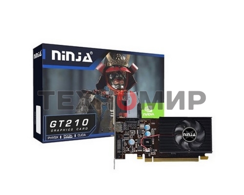 Видеокарта Ninja (Sinotex) GT210 512M 64bit DDR3 DVI HDMI CRT PCIE