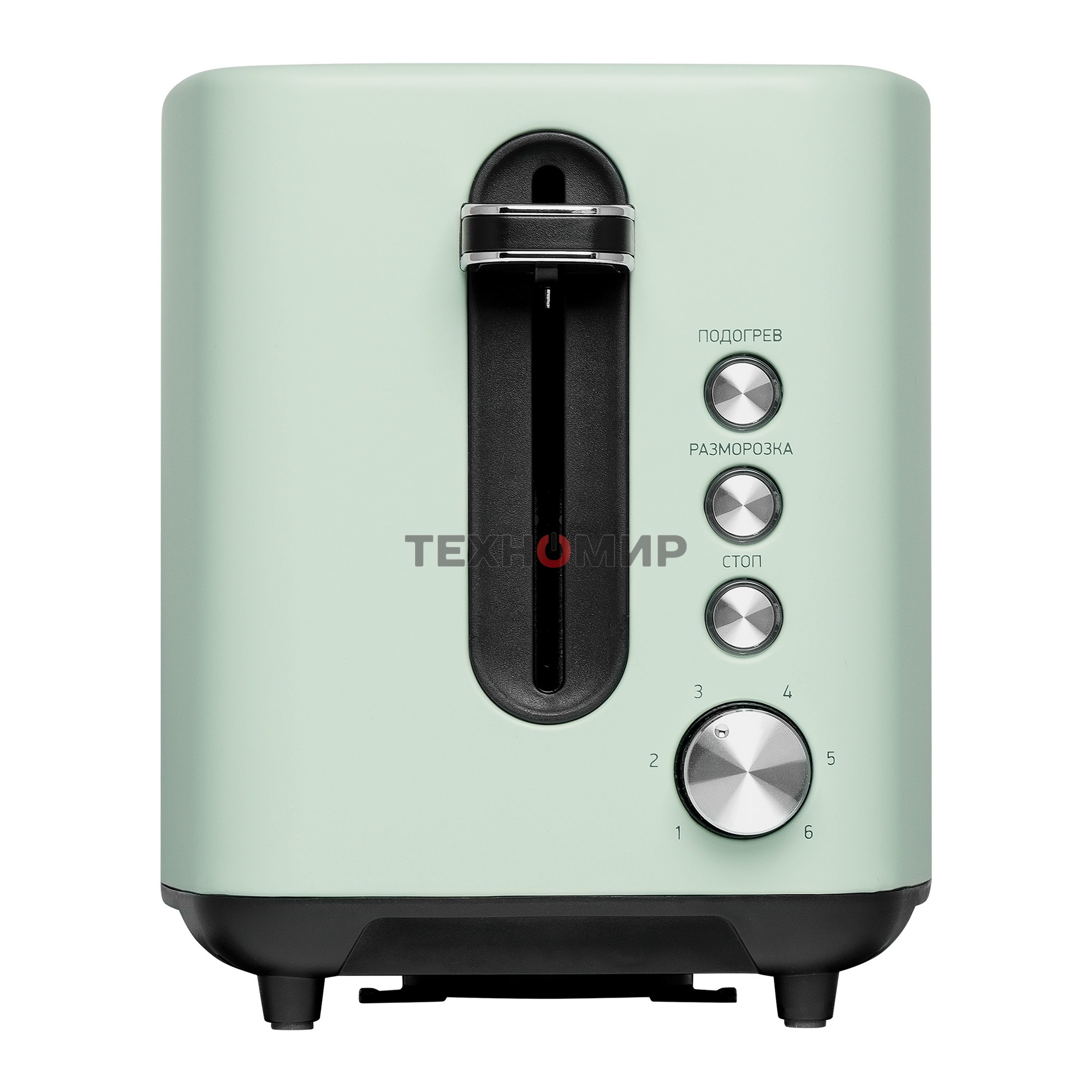 Тостер BBK TR85 серо-зеленый