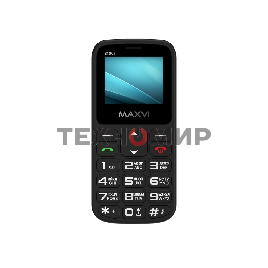 Мобильный телефон Maxvi B100i черный
