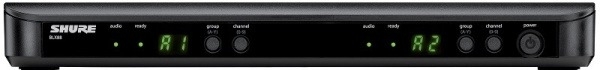 Приемник Shure BLX88E двухканальный для радиосистем серии BLX для систем PG, SM, BETA