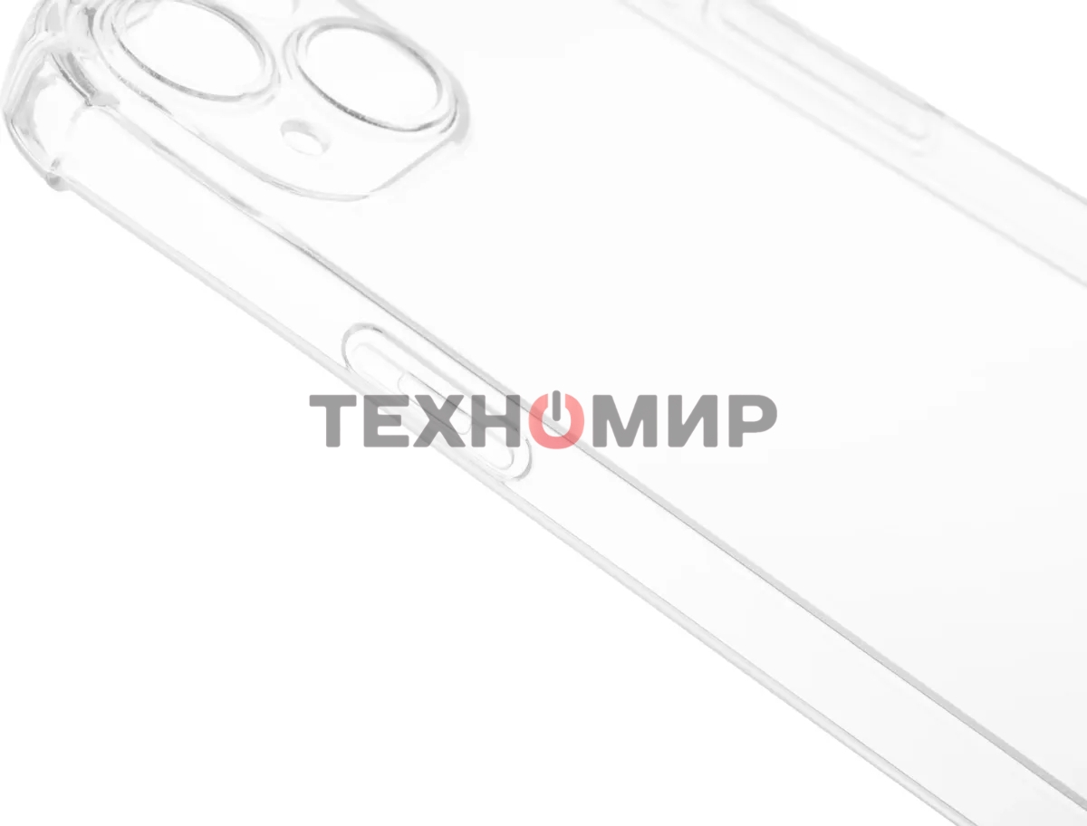 Чехол (клип-кейс) BoraSCO для Apple iPhone 15 Plus прозрачный