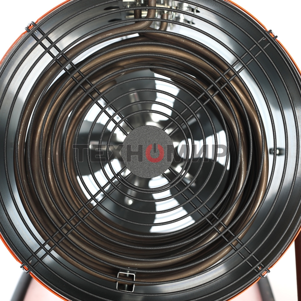 Тепловентилятор электрический Patriot PT-R 15, оранжевый/черный, 15 кВт, 150 м2, 380В, терморегулятор