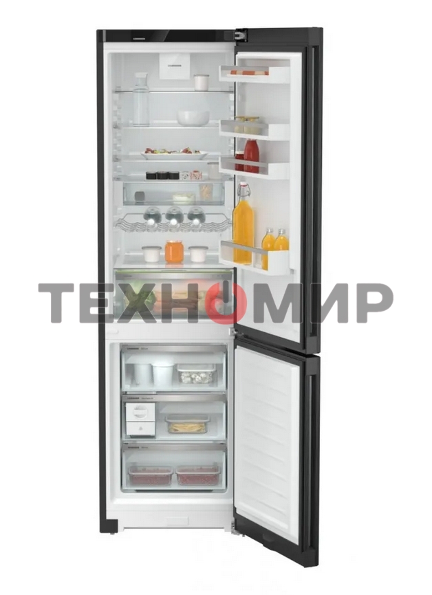 Холодильник Liebherr CNBDC 573I-22 001 черная нержавеющая сталь двухкамерный 266/94л морозилка снизу