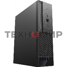 Компьютерный корпус с блоком питания 300Вт. Foxline FL-1001 mATX case, black, w/PSU TFX 300W, w/2xUSB2.0+2xUSB3.0, w/1xcombo audio, w/pwr cord, w/8cm FAN