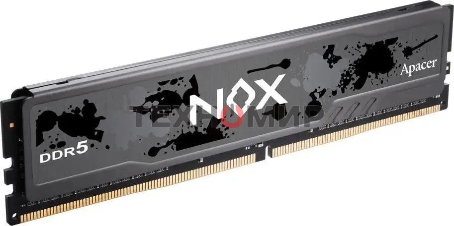 Оперативная память Apacer Nox, DDR5, 32Gb (2x16 Gb), 6400 MHz, CL40, DIMM, радиатор, черный