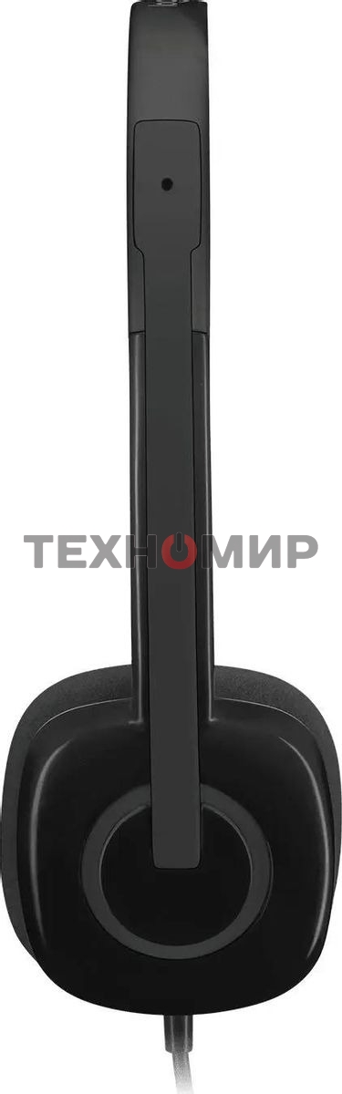 Гарнитура проводная Logitech Headset H151 Stereo черный