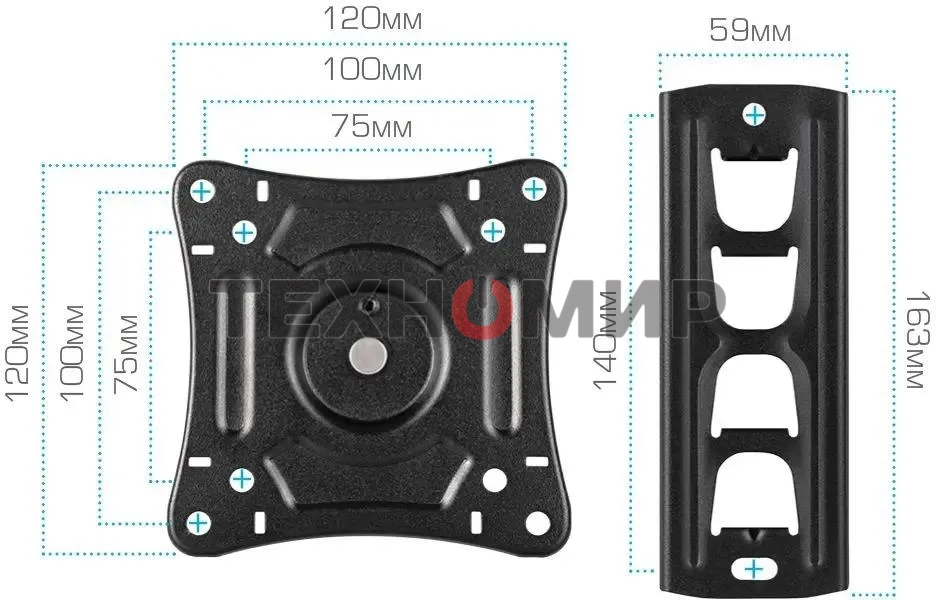 Кронштейн для телевизора Arm Media LCD-205 черный, 14