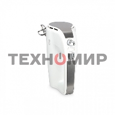 Миксер BQ MX423 White-Steel, Мощность 500 Вт, 5 скоростей, Режим Турбо
