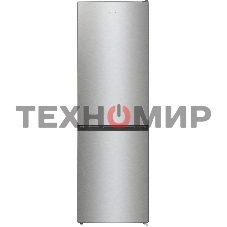 Холодильник Gorenje NRKE62XL серебристый металлик двухкамерный 203/99л морозилка снизу, No Frost