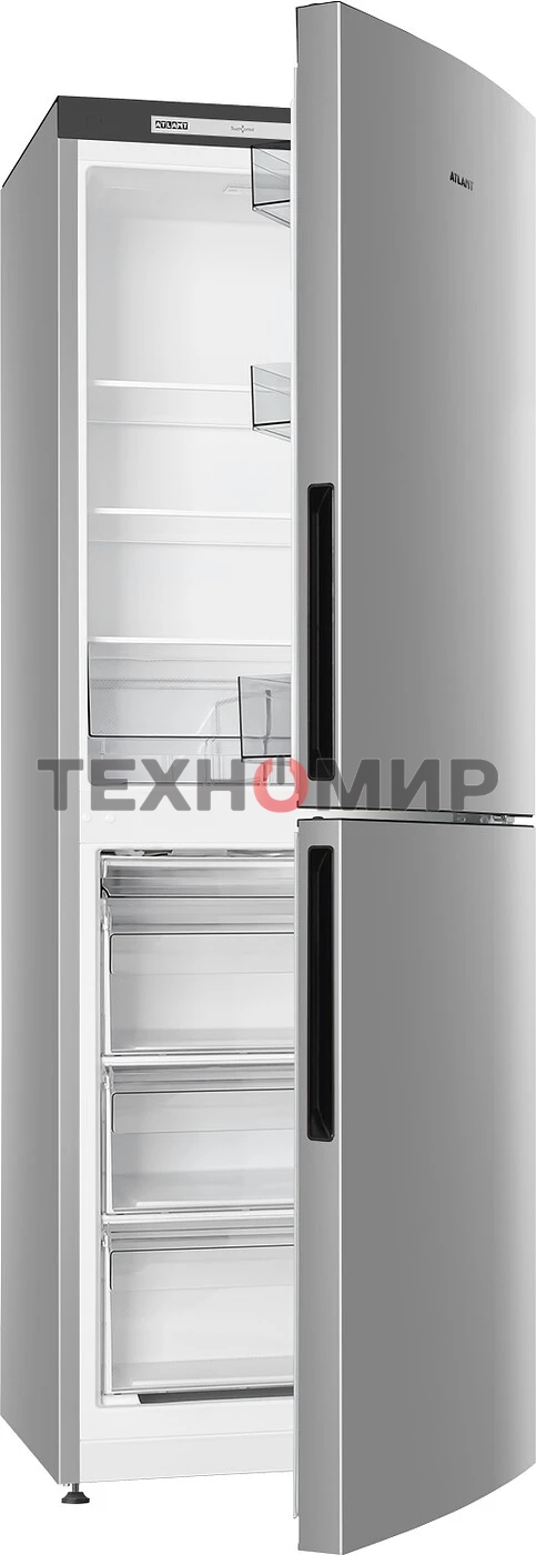 Холодильник Atlant 4612-181 серебристый двухкамерный 182/119л морозилка снизу