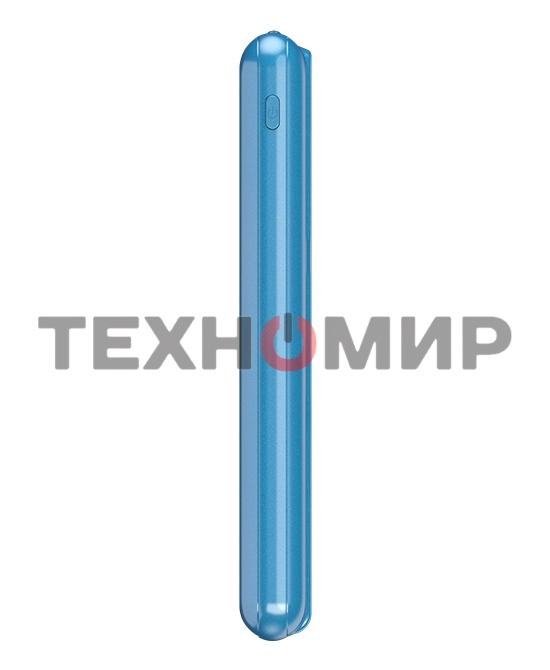 Портативный аккумулятор Maxvi PB10-11 10000 мАч blue 3A, встроенные кабели USB A/Type-C/Lightning