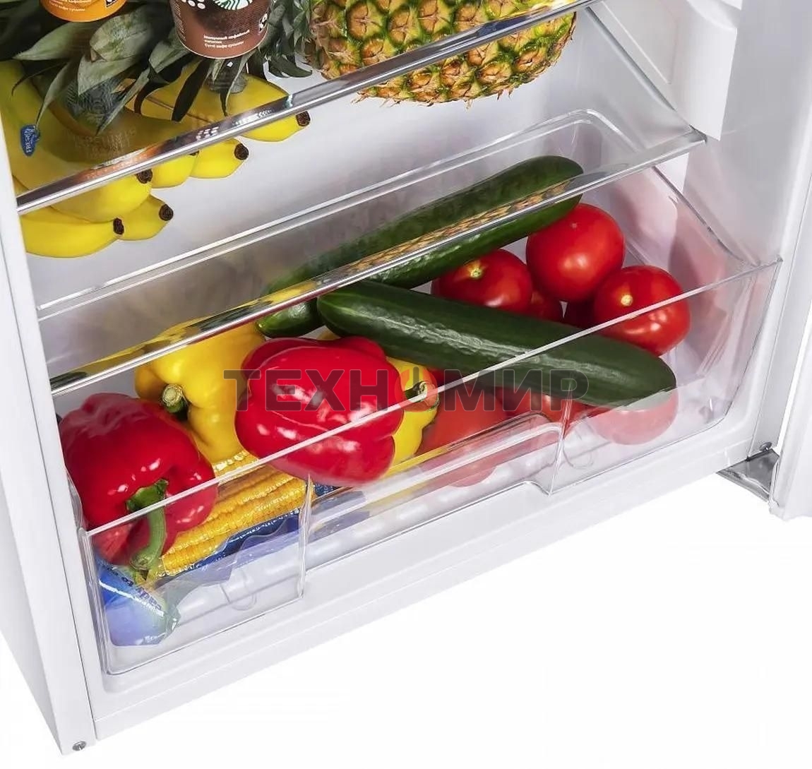 Холодильник Maunfeld MFF143W белый двухкамерный 170/41л морозилка снизу