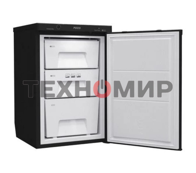 Морозильная камера Pozis FV-108 черный, 90 л, 3 ящика
