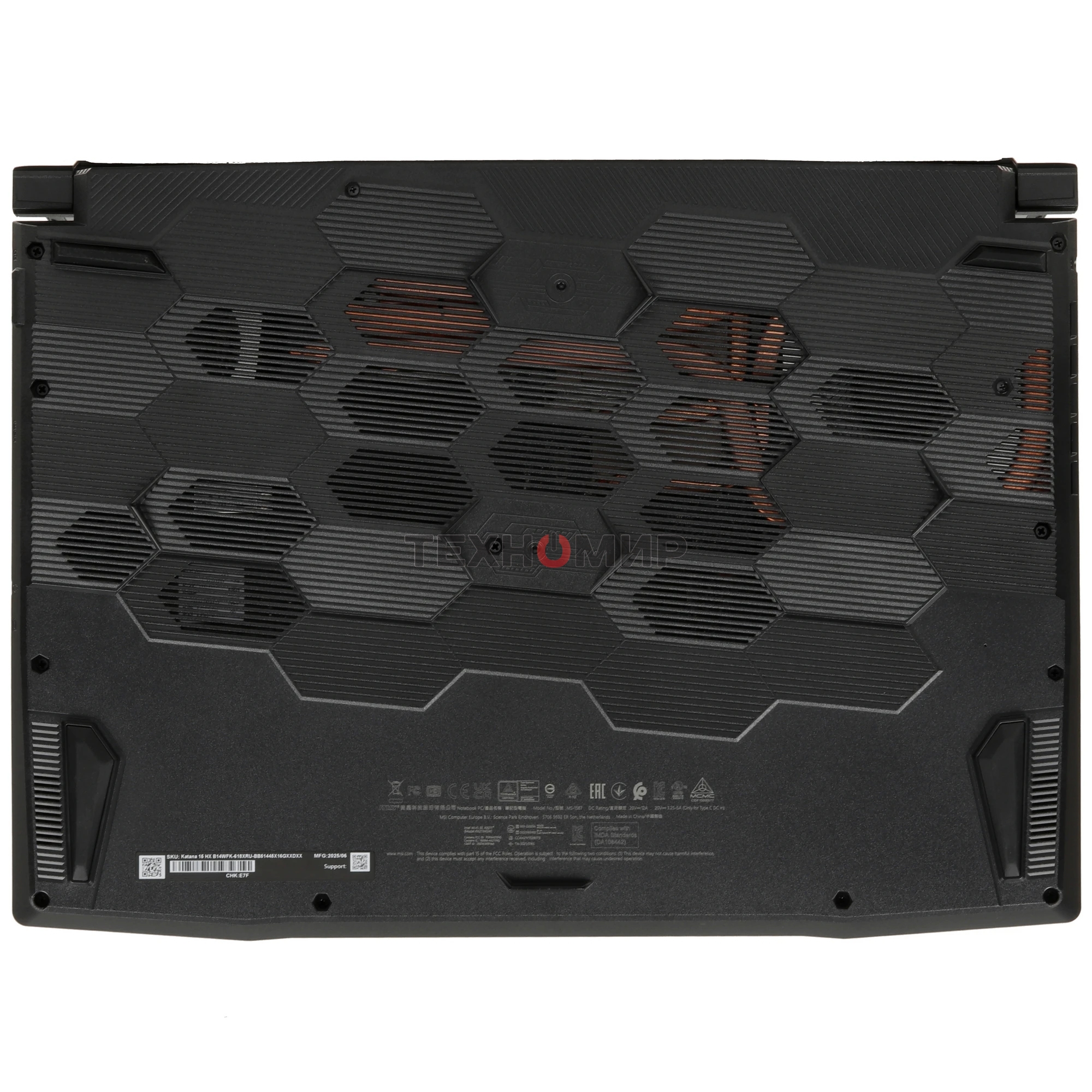 Ноутбук MSI Katana 17 HX B14WFK-275XRU Intel Core i5 14450HX 2400MHz/17.3