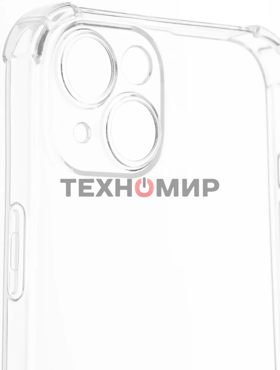 Чехол (клип-кейс) BoraSCO для Apple iPhone 15 Plus прозрачный