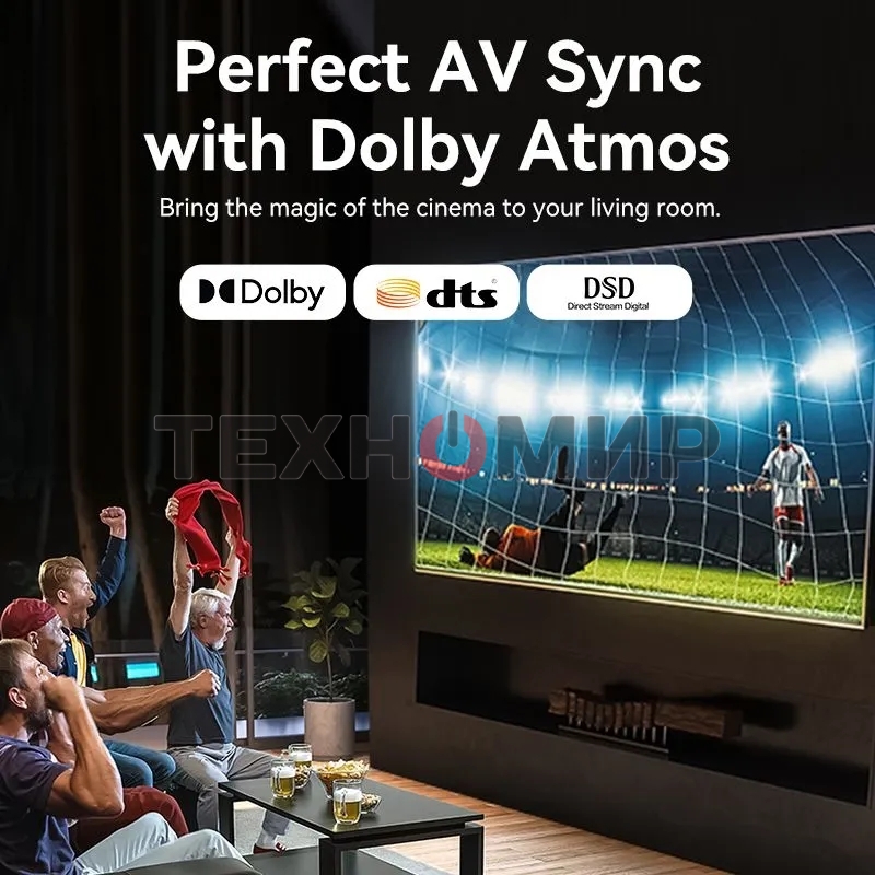 Переключатель (switch) 3x1 Vention HDMI v2.0