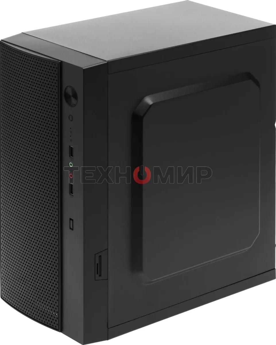 Компьютерный корпус Accord ENTRY ACC-242B черный без БП mATX 2xUSB 2.0 audio