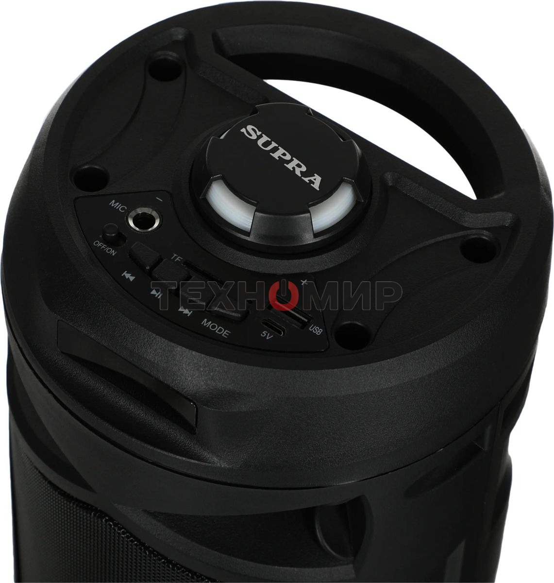 Акустическая система SUPRA SMB-330, 20Вт, с караоке, Bluetooth, FM, USB, черный