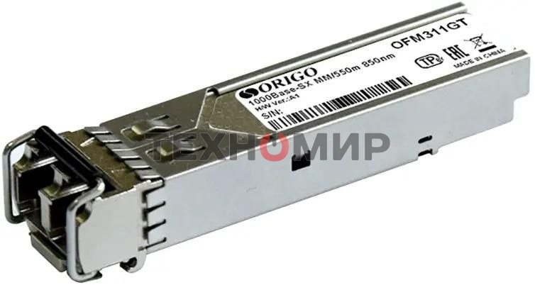 Трансивер Origo OFM311GT, оптич. SFP MM duplex 1 Гбит/с Tx:850нм до 0.55км