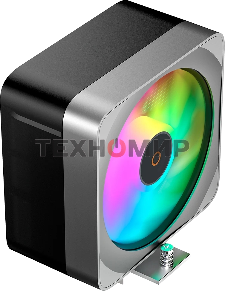 Кулер для процессора Ocypus Delta A40 EX BK ARGB, 120мм ARGB FAN, 4 HEAT PIPES, 4-PIN PWM, 500-1800 RPM, 29DBA, HYDRO BEARING, LGA115X/1200/1700/18XX, AM4/AM5