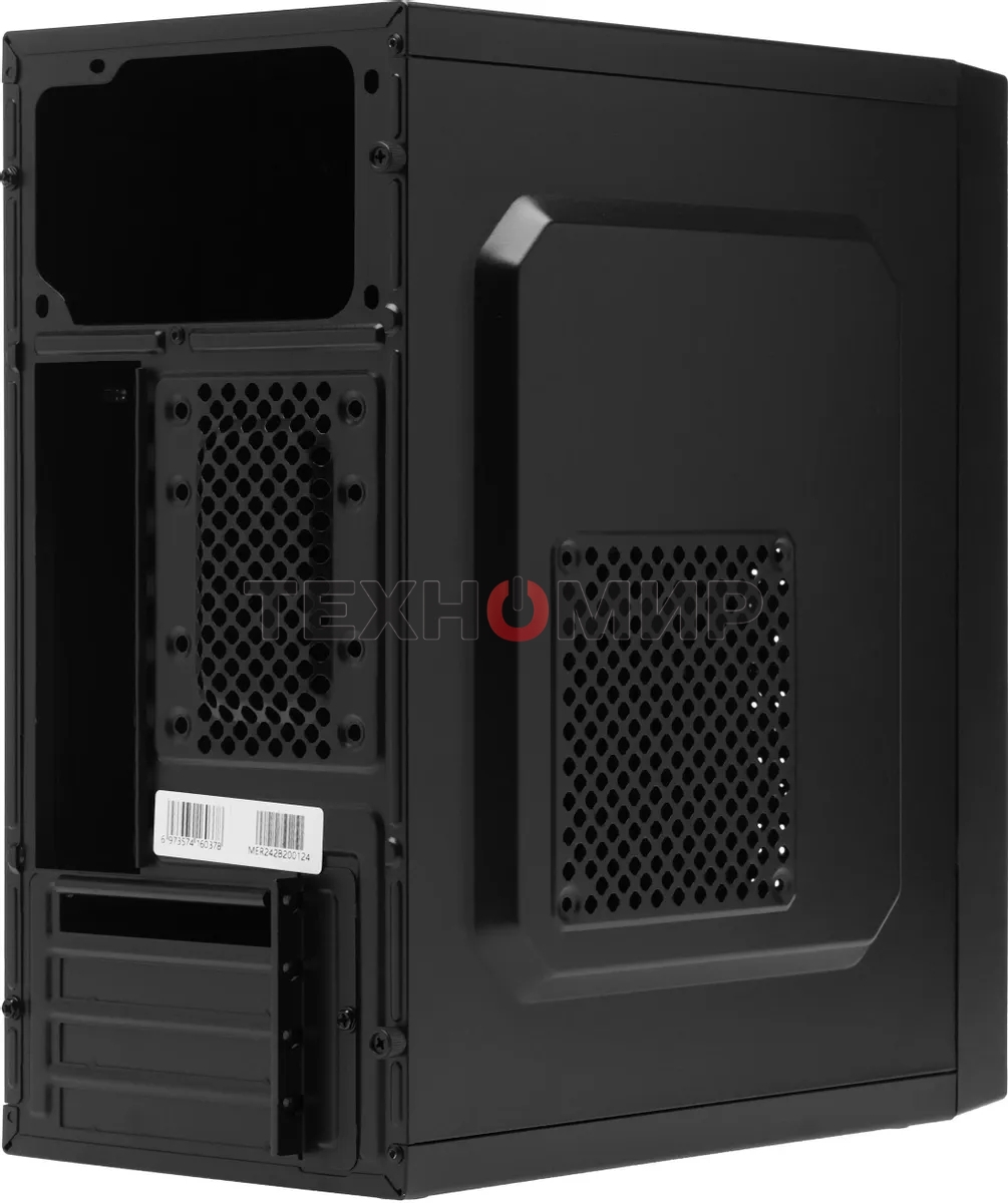 Компьютерный корпус Accord ENTRY ACC-242B черный без БП mATX 2xUSB 2.0 audio