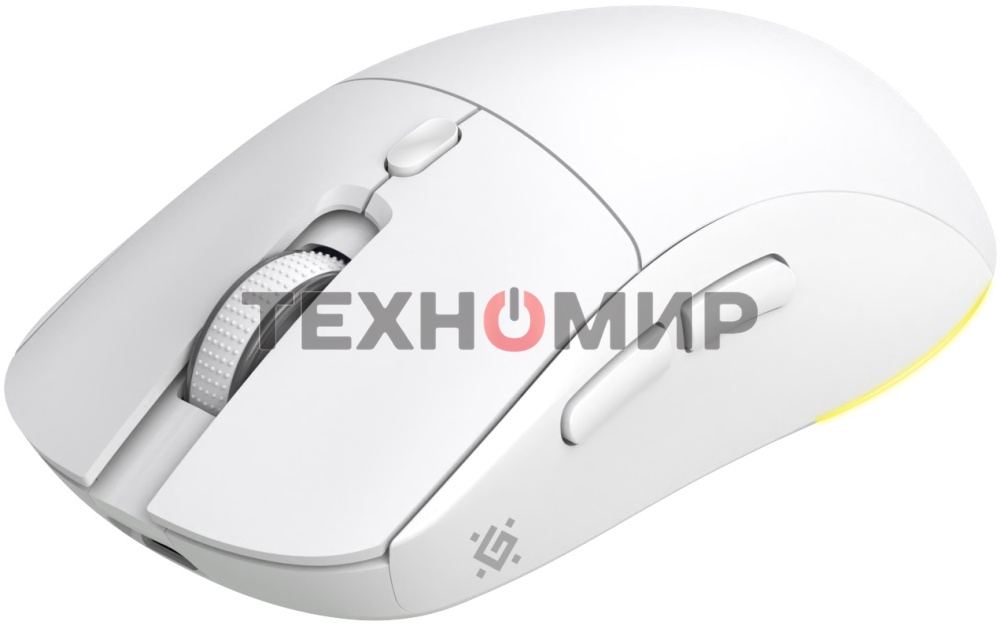 Мышь беспроводная/проводная Defender Stone GM-551 белый, 7200 dpi, радиоканал, Bluetooth, USB, кнопки - 7