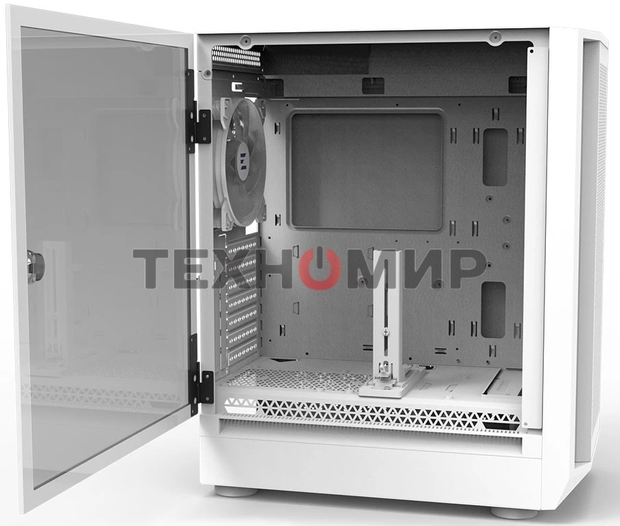 Компьютерный корпус ZALMAN i6, EATX, WHITE, FRONT MESH, WINDOW, 2x3.5
