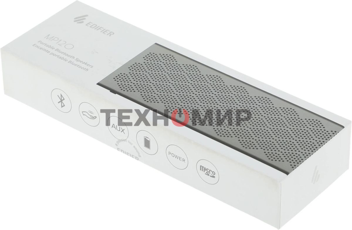 Портативная колонка Edifier MP120 1.0 серый мет./серый 8Вт