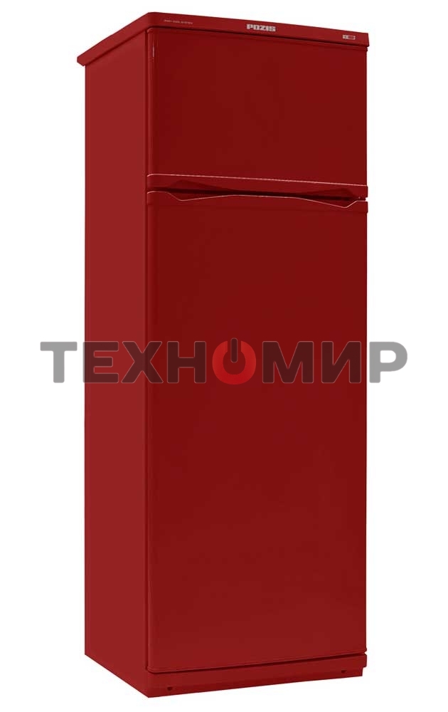 Холодильник Pozis-МИР-244-1 рубиновый двухкамерный 230/60 л морозилка сверху, капельная система
