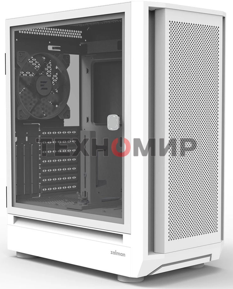 Компьютерный корпус ZALMAN i6, EATX, WHITE, FRONT MESH, WINDOW, 2x3.5
