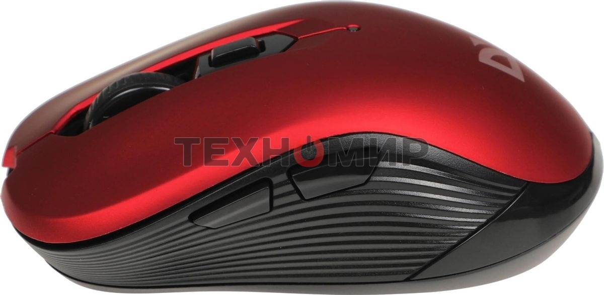 Мышь беспроводная Defender Gassa MM-105 красный, 1600 dpi, радиоканал, USB, кнопки - 6