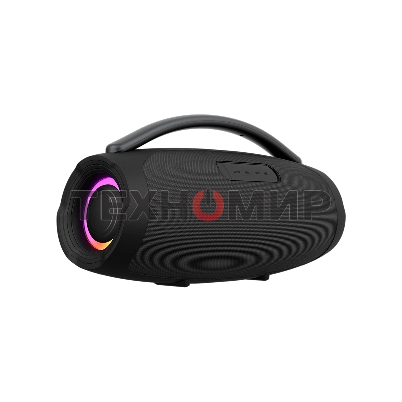 Колонка портативная Ural Молния Тренд черный 180W 1.1 BT/3.5Jack/USB-C 10м 4500mAh (без.бат) (УРАЛ МОЛНИЯ ТРЕНД)