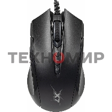 Мышь проводная A4Tech X89 черный, 2400 dpi, USB, кнопки - 8