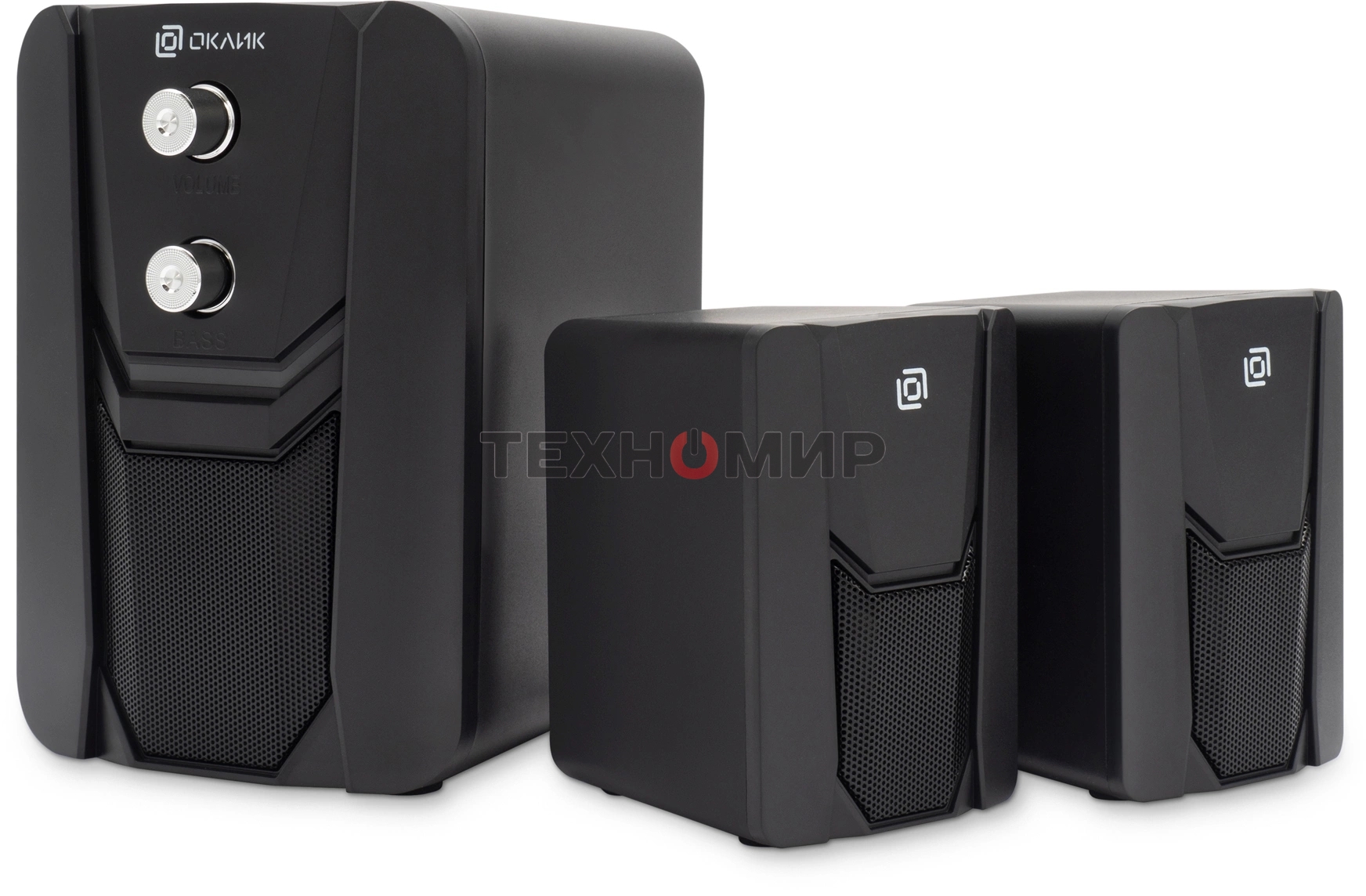 Акустическая система Оклик OK-423 2.1 черный 11Вт