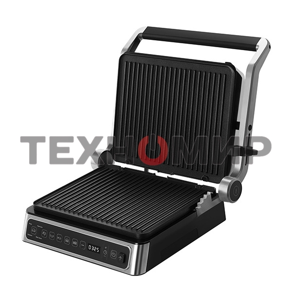 Гриль электрический BQ GR3010 черный/стальной