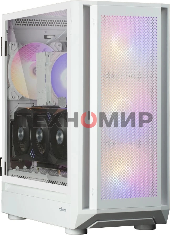 Компьютерный корпус ZALMAN i6, EATX, WHITE, FRONT MESH, WINDOW, 2x3.5