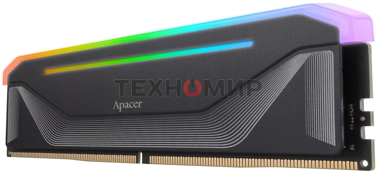 Оперативная память Apacer Nox, DDR5, 32Gb (2x16 GB), 6800 MHz, CL34, DIMM, радиатор, RGb, черный