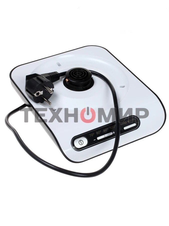 Чайник электрический Bosch TWK8611P 1.5 л, 2400 Вт, белый/серебристый (корпус: нержавеющая сталь)