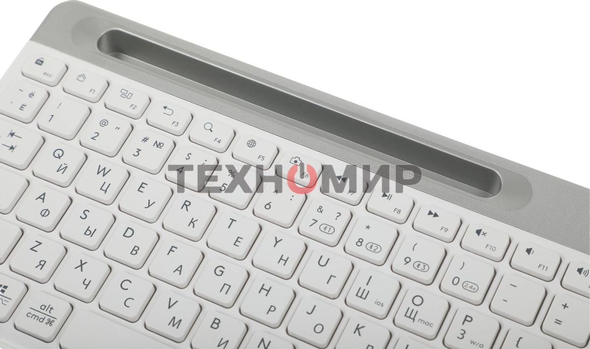 Комплект клавиатура+мышь A4Tech FStyler FB2535C беспроводной, USB + Bluetooth, 2000 DPI, белый