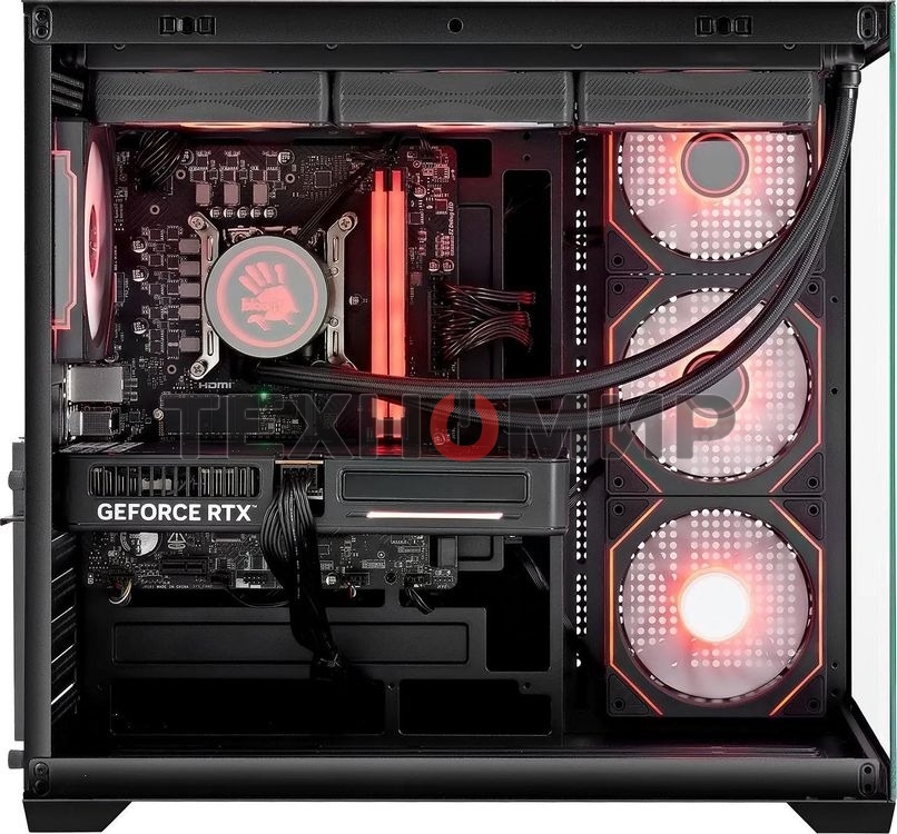 Компьютер Bloody BD-PC RAB84V2 TWR Ryzen 5 7500F (3.7) 32Gb SSD 1Tb RTX 5060TI 8Gb Win 11H 64 2.5xGbitEth 650W черный (RUS) (2142124)
