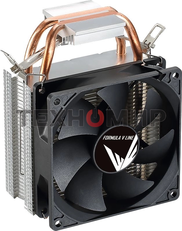 Устройство охлаждения (кулер) Aerocool Formula Ice Boid 2PSDB черный 90мм алюминий+медь 2100rpm 34db 4-pin 90W 135мм