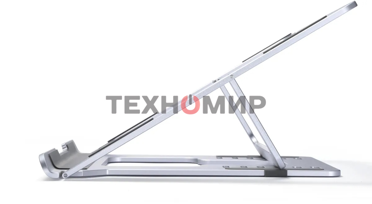 Подставка для ноутбука Buro BU-LS120 238x17x215мм 450г алюминий серебристый