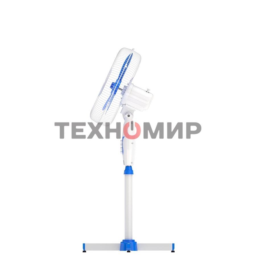 Вентилятор напольный Maxvi FS1645 white-blue