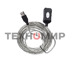 Кабель Aopen/QustКабель-адаптер USB2.0-repeater, удлинительный активный Am-->Af 5м (ACU823-5M) 6938510851314