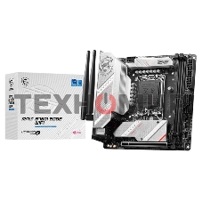 Материнская плата MSI MPG B760I EDGE WIFI, LGA 1700, Intel B760, 2xDDR5, 4xSATA, 2xM.2, 1xPCIe 5.0 x16, 1xHDMI, 1xDP, 1x 2.5Gb LAN, 4xUSB-A 3.2 Gen 1, 1xUSB-A 3.2 Gen 2, 2xUSB-A 2.0, 1xUSB-C 3.2 Gen 2, 3x3.5 мм, 7.1, Mini-ITX