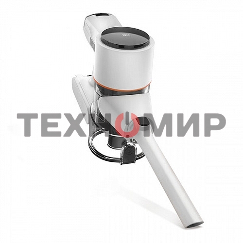 Пылесос вертикальный BQ VCA0103H белый/черный, 2 в 1 вертикальный и компактный/технология циклон, эффективный сбор пыли и простота экплуатации/Quiet performance, низкий уровень шума/до 30 мин непрерывной работы/для эффективной уборки удобный индикатор зар