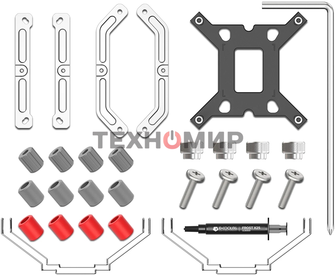 Кулер ID-COOLING SE-610-XT BASIC черный 120мм алюминий/медь 2000rpm 29.85db 4-pin 250W 151мм