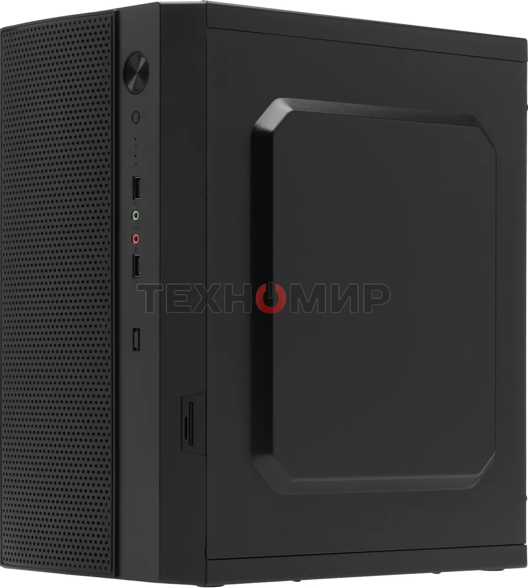 Компьютерный корпус Accord ENTRY ACC-242B черный без БП mATX 2xUSB 2.0 audio