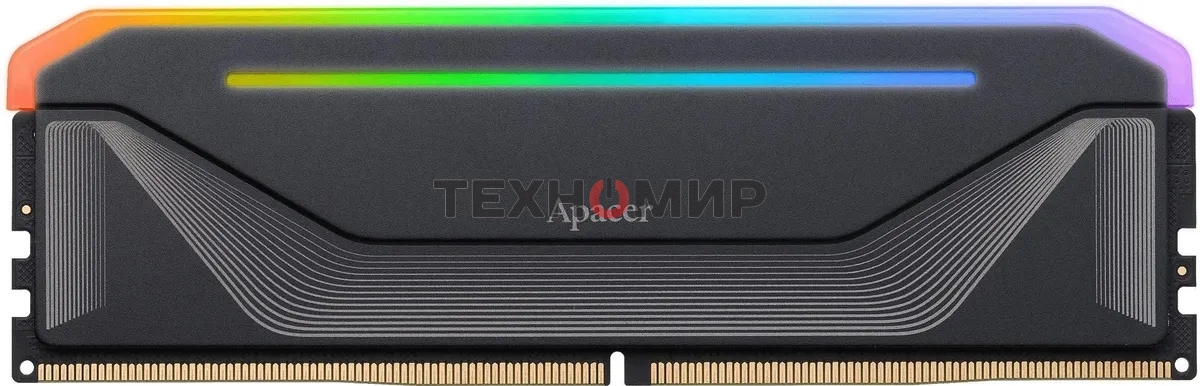 Оперативная память Apacer Nox, DDR5, 32Gb (2x16 GB), 6800 MHz, CL34, DIMM, радиатор, RGb, черный