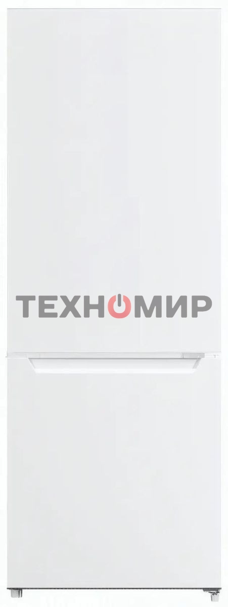 Холодильник Maunfeld MFF144SFW белый глянц. двухкамерный 154/52л морозилка снизу, ручная разморозка